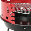 Barbecue-a-carbonella-da-campeggio-con-griglia-Rosso-Milani-Home