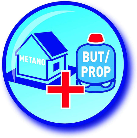 Barbecue a gas Adelaide 3 Woody dual gas 3 bruciatori potenza 14 KW Campingaz