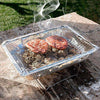 Barbecue monouso con brichetti fornello pronto con accedifuoco 31 x 25 cm