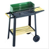 Barbecue Ompagrill in acciaio verniciato verde con braciere e reggi brace 50x25 cm Giardino e giardinaggio/Barbecue e picnic/Accessori per barbecue e affumicatori/Carbone La Zappa - Altamura, Commerciovirtuoso.it