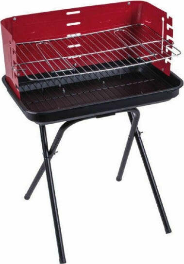 Barbecue-Portatile-Da-Viaggio-A-Carbonella-Rettangolare-Richiudibile-Con-Griglia