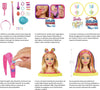 Barbie - Super Chioma Hairstyle Capelli Arcobaleno, Testa Pettinabile Con Capelli Biondi E Ciocche Arcobaleno Fluo Da Acconciare, Con Accessori Color Reveal, Giocattolo Per Bambini, 3+ Anni, Hmd78 Mattel