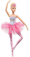 Barbie Ballerina Magico Tutu Luci Scintillanti - Bambola Ballerina Magica Dai Capelli Biondi, Con Coroncina E Tutù Rosa, Giocattolo Per Bambini 3+ Anni, Hlc25 Mattel