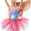 Barbie Ballerina Magico Tutu Luci Scintillanti - Bambola Ballerina Magica Dai Capelli Biondi, Con Coroncina E Tutù Rosa, Giocattolo Per Bambini 3+ Anni, Hlc25 Mattel