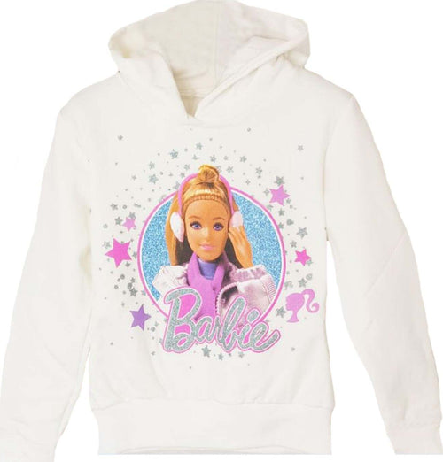 Barbie-Felpa-Con-Cappuccio-Bambina-Interno-Felpato-100%-Cotone