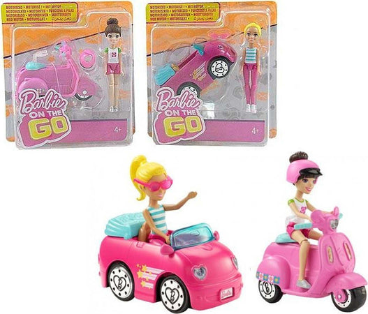 Barbie-Parti-e-Vai-con-veicolo-Mattel