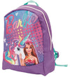 Barbie Zainetto  I Believe  Zaino per Bambine Lilla Con Fantasia Barbie E Unicorno Chiusura Zip, 1 Manico E Spallacci