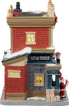 Barbiere del Villaggio a Est, edificio illuminato per villaggio di Natale in porcellana Casa e cucina/Decorazioni per interni/Addobbi e decorazioni per ricorrenze/Decorazioni natalizie/Oggettistica MagiediNatale.it - Altamura, Commerciovirtuoso.it