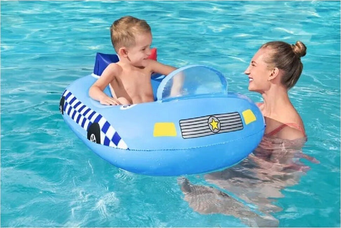 Barchetta Auto Della Polizia Azzurro Con Altoparlante Incorporato 97x74cm 34153 Giochi e giocattoli/Sport e giochi all'aperto/Giochi aquatici e piscine per bambini/Canotti e gonfiabili galleggianti Trade Shop italia - Napoli, Commerciovirtuoso.it
