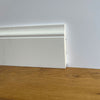 100ml di Battiscopa PREMIUM in legno MASSELLO mod.BAROCCO 120x16 laccato bianco - Eternal Parquet