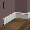 bancale da 84ml di Battiscopa BAROCCO in POLIMERI FeelingWood-HD 71x11mm - BIANCO - Eternal Parquet
