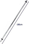 Barra Bilanciere Lunghezza 180 Cm Antiscivolo Acciaio Cromato Palestra Fitness Sport e tempo libero/Fitness e palestra/Potenziamento muscolare/Pesi e accessori/Barre Trade Shop italia - Napoli, Commerciovirtuoso.it