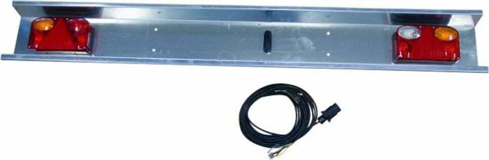 Barra con fanali posteriori 12V in ferro prezincato 1,8m Confezione da 1pz
