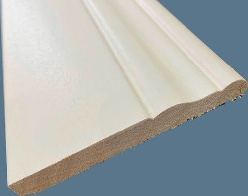 barra da 2 metri lineari di BATTISCOPA ducale 100x13 per Boiserie in legno MASSICCIO di Ayous laccato bianco Fai da te/Prodotti per la costruzione/Materiali da costruzione/Pavimenti/Materiali per pavimenti/Battiscopa Eternal Parquet - Ariano Irpino, Commerciovirtuoso.it