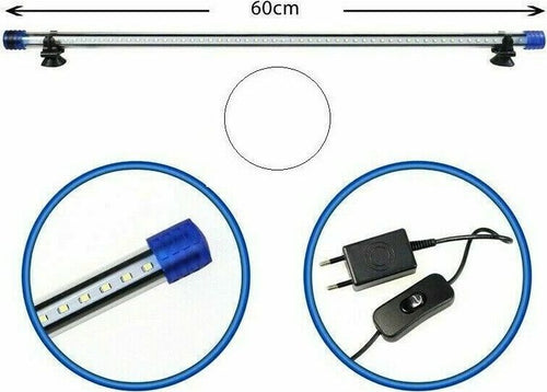 BARRA-LED-LAMPADA-NEON-PER-ACQUARIO-IMPERMEABILE-IMMERSIONE-LUCE-BIANCA-60CM