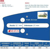 Barra per motosega '095' Maya per catene da taglio 45 cm Fai da te/Attrezzi elettrici da giardinaggio/Utensili elettrici da giardino/Motoseghe La Zappa - Altamura, Commerciovirtuoso.it