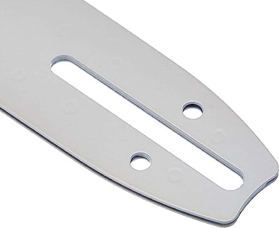 Barra per motosega 'SINGLE RIVET' per elettroseghe o motoseghe a scoppio di piccola cilindrata. Fai da te/Attrezzi elettrici da giardinaggio/Utensili elettrici da giardino/Motoseghe La Zappa - Altamura, Commerciovirtuoso.it