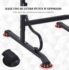 Barra-per-Trazioni-Power-Tower-Stazione-Fitness-Multifunzione-con-Altezza-Regolabile-171-219cm-Nero-Rosso-SF3A91-105SF3