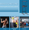 Barra-per-Trazioni-Power-Tower-Stazione-Fitness-Multifunzione-Regolabile-189-239cm-in-Acciaio-Nero-Rosso-BH6A91-106BH6