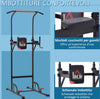 Barra-per-Trazioni-Power-Tower-Stazione-Fitness-Multifunzione-Regolabile-189-239cm-in-Acciaio-Nero-Rosso-BH6A91-106BH6