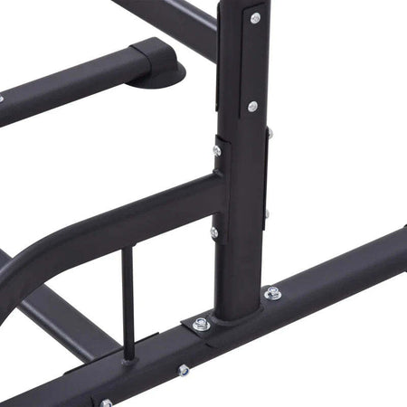 Barra-per-Trazioni-Power-Tower-Stazione-Fitness-Multifunzione-Regolabile-189-239cm-in-Acciaio-Nero-Rosso-BH6A91-106BH6