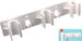 Barra-Portascopa-Porta-Scope-Appendi-Scope-3-Posti-Sostegno-Murale-Appendiscope
