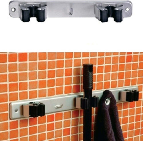 BARRA PORTASCOPE 2 POSTI MAGIC HOLDER SOSTEGNO MURALE APPENDISCOPE FISSAGGI MURO Casa e cucina/Organizzazione interni/Organizzazione guardaroba/Accessori da armadio/Scaffali portascarpe Trade Shop italia - Napoli, Commerciovirtuoso.it