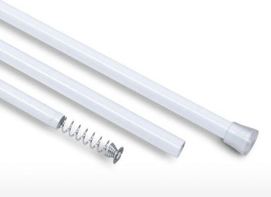 BARRA TELESCOPICA PER TENDA DA DOCCIA 140 CM FINO A 260 CM ALLUMINIO BIANCO Casa e cucina/Bagno/Accessori per il bagno/Tende da doccia binari e ganci/Bastoni e telai per tende Trade Shop italia - Napoli, Commerciovirtuoso.it