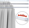 Barra-Telescopica-Per-Tenda-Da-Doccia-140-Cm-Fino-A-260-Cm-Alluminio-Bianco