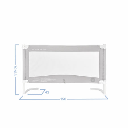 Barriera per Letto Tall Gris -150 cm