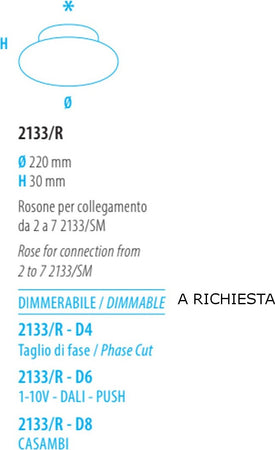 Base-con-driver-Fratelli-Braga-TAPE-2133-R-rosone-soffitto-parete-metallo-bianco