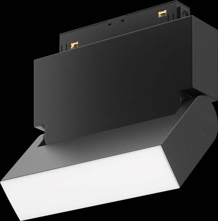 Base-Di-Illuminazione-Basic-Per-Binario-Moderno-Alluminio-Nero-10W-Luce-Naturale