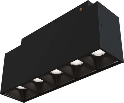 Base-Di-Illuminazione-Points-Binario-Moderno-Alluminio-Nero-10W-Luce-Naturale