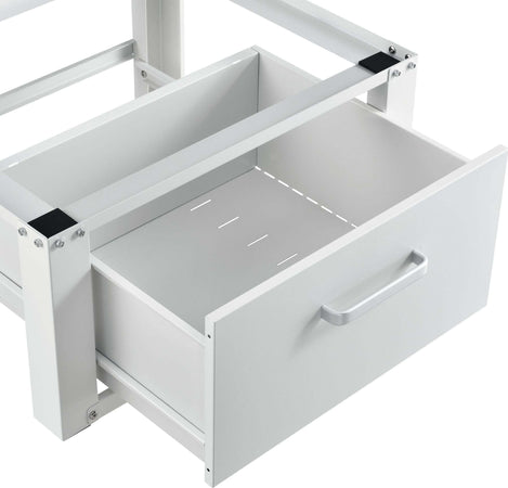 Base di supporto per Lavatrice ed Asciugatrice con Cassettone 100 kg Casa e cucina/Organizzazione interni/Organizzazione lavanderia/Stendini La Zappa - Altamura, Commerciovirtuoso.it