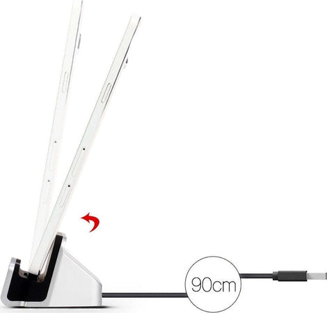 BASE DOCK CARICABATTERIE X ATTACCO TYPE-C TYPE C SUPPORTO TAVOLO RICARICA E SYNC  Trade Shop italia - Napoli, Commerciovirtuoso.it