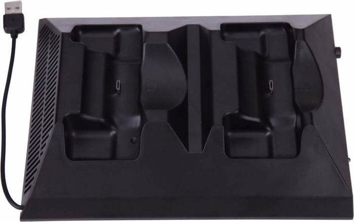 BASE DOPPIA RICARICA JOYSTICK CON VENTOLA PER PS4 CONSOLE CONTROLLER JOYPAD USB Videogiochi/PlayStation 4/Accessori/Batterie e caricabatterie/Caricabatterie Trade Shop italia - Napoli, Commerciovirtuoso.it
