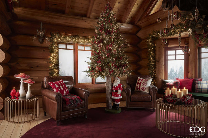 Base effetto tronco per albero di Natale con Babbo Natale supporto in metallo h 97 cm Casa e cucina/Decorazioni per interni/Addobbi e decorazioni per ricorrenze/Decorazioni natalizie/Basi e supporti per alberi di Natale MagiediNatale.it - Altamura, Commerciovirtuoso.it