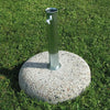 Base-ombrellone-palo-centrale-kg-35-con-tubo-diametro-52-mm-Grigio-Milani-Home