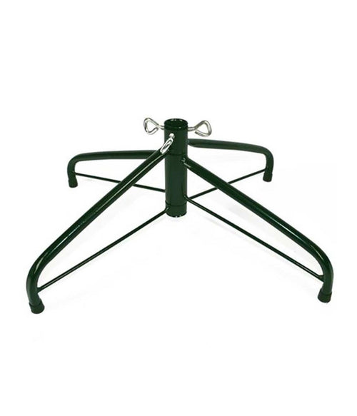 Base Per Albero Di Natale A Croce In Metallo 45cm Richiudibile Pieghevole Verde