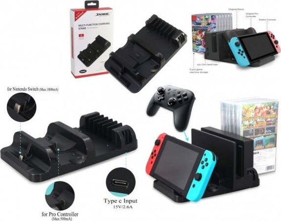 Base Ricarica Multifunzione Charging Stand Supporto Console 6 Joy-con Nintendo Videogiochi/PlayStation 4/Accessori/Batterie e caricabatterie/Caricabatterie Trade Shop italia - Napoli, Commerciovirtuoso.it