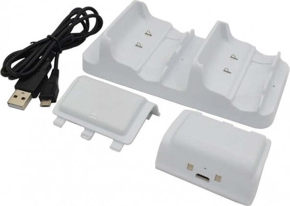 Base Ricarica Xbox One S 2 Batterie Ricaricabili 1200mah Stand Controller Wireless Videogiochi/Xbox One/Accessori/Batterie e caricabatterie/Caricabatterie Trade Shop italia - Napoli, Commerciovirtuoso.it