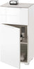 Base singola da bagno bianco lucido e cemento h 82 cm con 1 anta ed 1 cassetto in legno Casa e cucina/Bagno/Mobili da bagno/Mobiletti e armadietti/Mobili a terra Decor Space - Altamura, Commerciovirtuoso.it