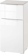 Base singola da bagno bianco lucido e cemento h 82 cm con 1 anta ed 1 cassetto in legno Casa e cucina/Bagno/Mobili da bagno/Mobiletti e armadietti/Mobili a terra Decor Space - Altamura, Commerciovirtuoso.it