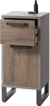 Base singola da bagno Industrial Rovere e Cemento con 1 anta ed 1 cassetto h 87 cm Casa e cucina/Bagno/Mobili da bagno/Mobiletti e armadietti/Mobili a terra Decor Space - Altamura, Commerciovirtuoso.it
