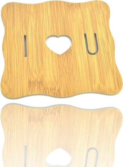 Base Sotto Pentola Casseruola Piatto In Legno Fantasia I Love You 17x17cm Casa, arredamento e bricolage > Cucina > Sottopentola Trade Shop italia - Napoli, Commerciovirtuoso.it