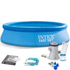 Piscina gonfiabile fuori terra rotonda con pompa Easy 244 x h 61 cm