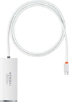 Baseus-adapter-HUB-LiteUSB-to-4x-USB-3.0-/-1x-USB-C-2,0m-white