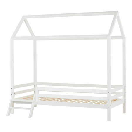 Letto Hoppekids ECO Dream House con scala 90x200 cm - Bianco