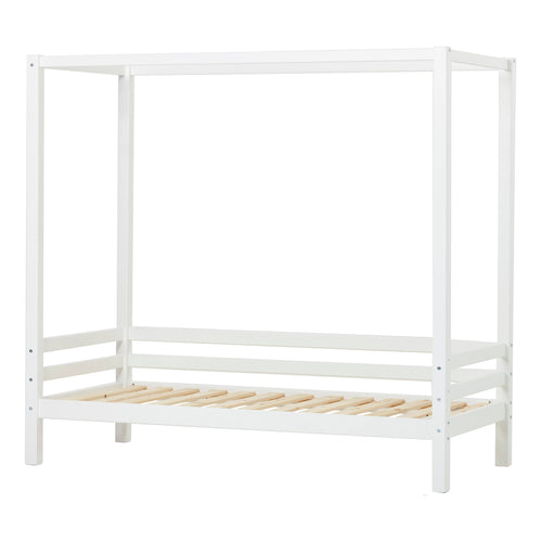 Letto a baldacchino Hoppekids ECO Dream 90x200 cm - Bianco
