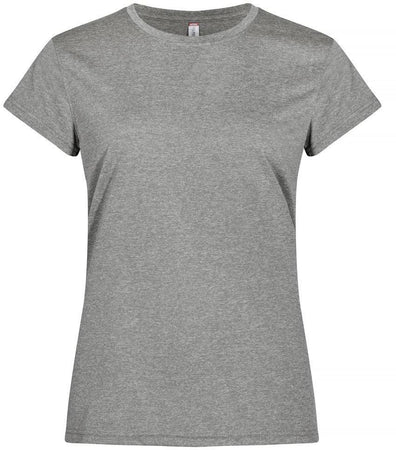Basic Active-T Grigio Melange T-Shirt Donna Tessuto Tecnico Sportivo Asciugatura Rapida